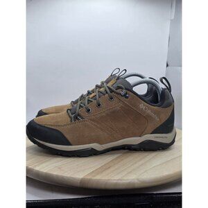 Columbia Women's Mount Carmel Low Waterproof Hiking Shoes, Brown Suede Size 9